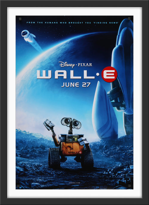 An original movie poster for Disney & Pixar's WALL-E