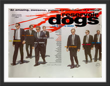 Load image into Gallery viewer, An original UK quad movie poster for the Quentin Tarantino film Reservoir Dogs