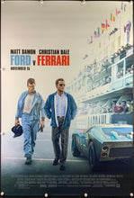 Load image into Gallery viewer, An original movie poster for the film Ford v  Ferrari (aka Le Man 66)