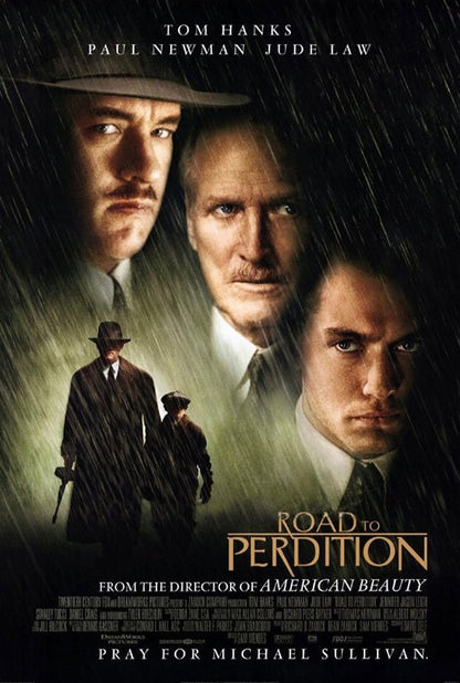 An original movie poster for the film Road To Perdition