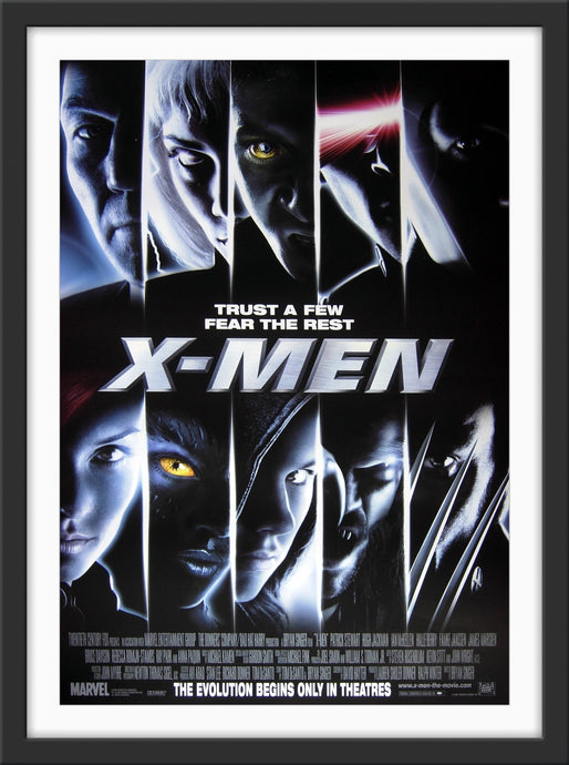 An original movie poster for the film X-Men (2000)