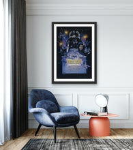 Load image into Gallery viewer, An original movie poster for the Star Wars film The Empire Strikes Back with art by Drew Struzan