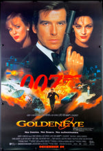 Load image into Gallery viewer, An original movie poster for the James Bond film GoldenEye / Golden Eye
