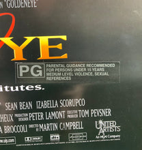 Load image into Gallery viewer, An original movie poster for the James Bond film GoldenEye / Golden Eye