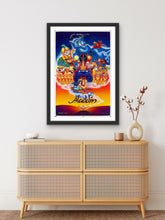 Load image into Gallery viewer, An original movie poster for the 1992 Disney film Aladdin