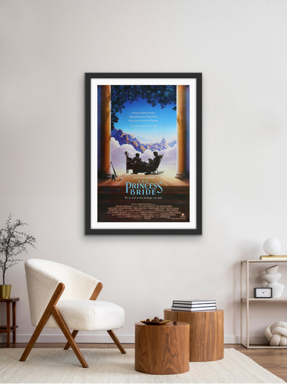 An original movie poster for the film The Princess Bride