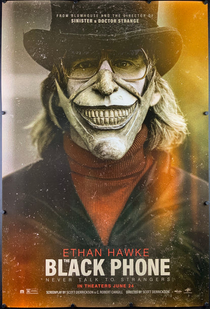 An original movie poster for the film Black Phone