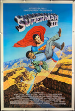 Load image into Gallery viewer, An original movie poster for the 1983 film Superman III / 3