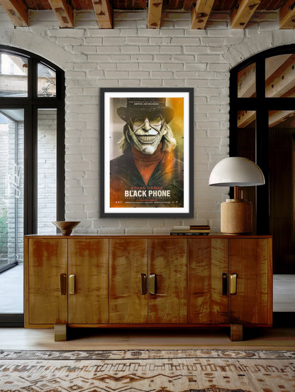 An original movie poster for the film Black Phone