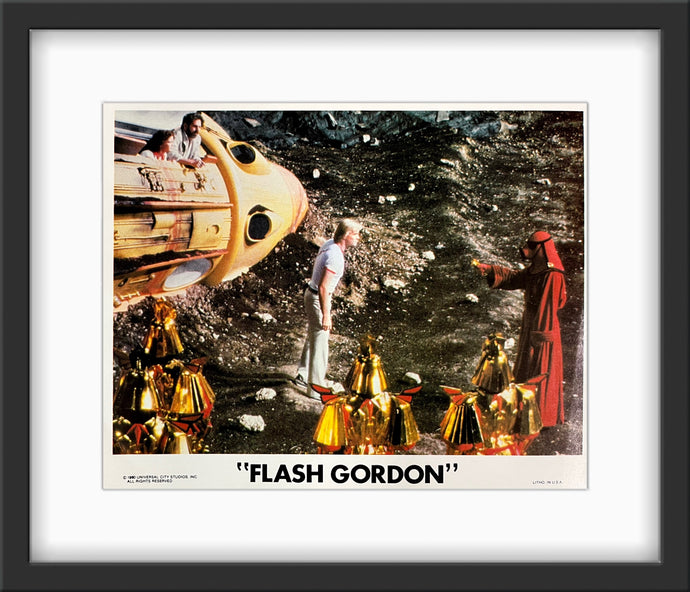 An original 8x10 lobby card for the 1980 film Flash Gordon