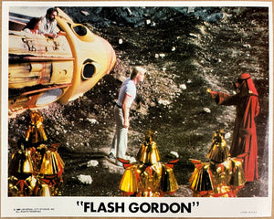 An original 8x10 lobby card for the 1980 film Flash Gordon