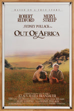 Load image into Gallery viewer, An original movie poster for the Sydney Pollack film Out of Africa