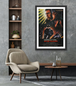An original movie poster for the Ridley Scott film Bladerunner / Blade Runner