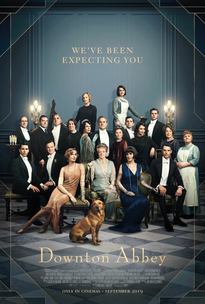 An original movie poster for the film Downton Abbey