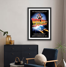 Load image into Gallery viewer, An original movie poster for the 25th Anniversary release of the film Back to the Future