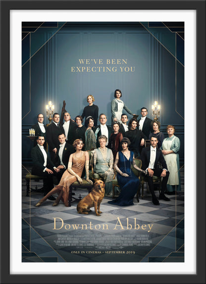 An original movie poster for the film Downton Abbey