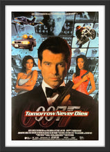 Load image into Gallery viewer, An original movie poster for the James Bond film Tomorrow Never Dies