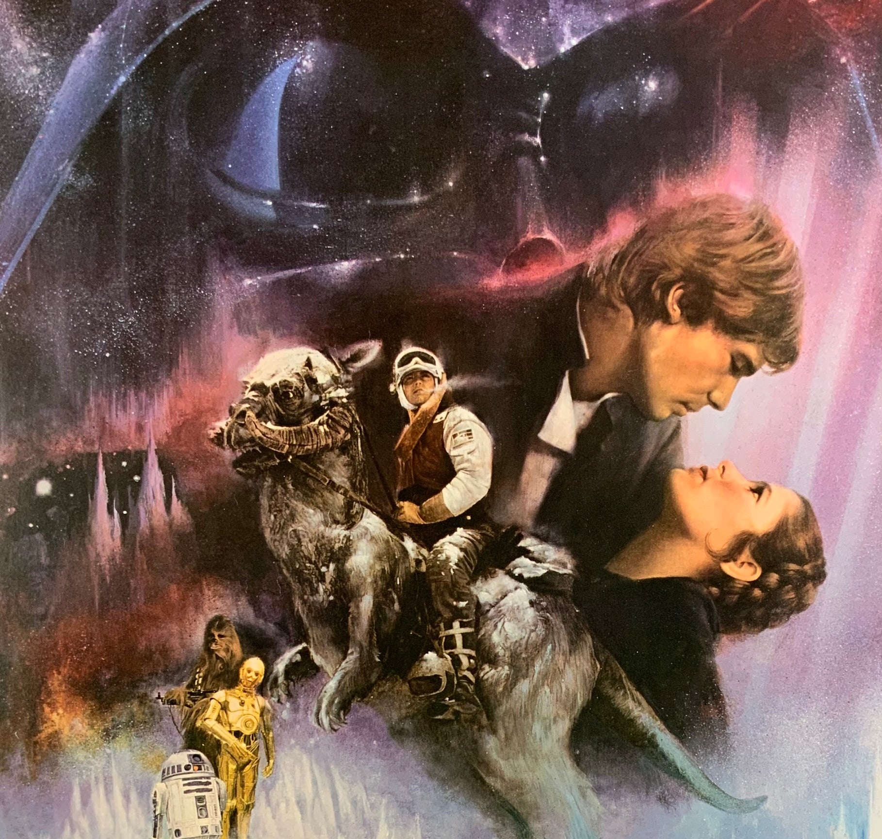 An original one sheet movie poster for the Star Wars film The Empire Strikes Back