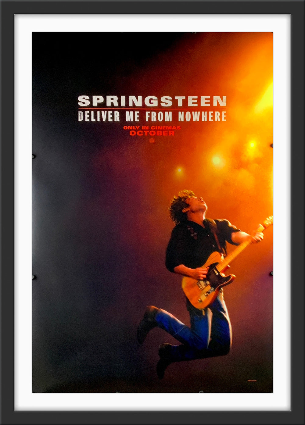 An original movie poster for the film Springsteen : Deliver Me From Nowhere