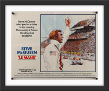 Load image into Gallery viewer, An original movie poster for the Steve McQueen film Le Mans with artwork by Tom Jung