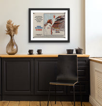 Load image into Gallery viewer, An original movie poster for the Steve McQueen film Le Mans with artwork by Tom Jung