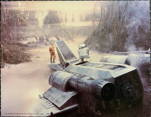 An original 11x14 lobby card for the Star Wars film The Empire Strikes Back