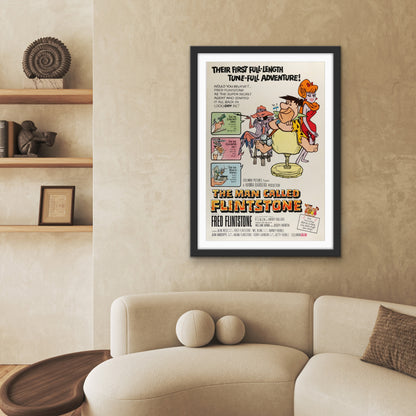 An original movie poster for the film The Man Called Flintstone