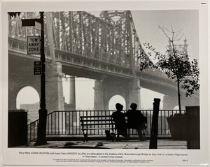 An original movie still from the Woody Allen film Manhattan