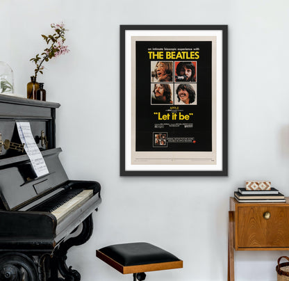 An original one sheet movie poster for The Beatles film Let It Be