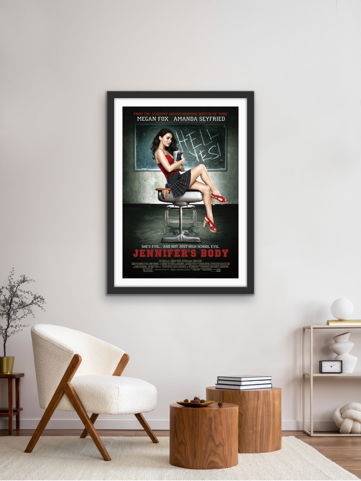An original movie poster for the Megan Fox film Jennifer's Body