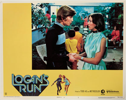 An original 11x14 lobby card for the film Logan's Run