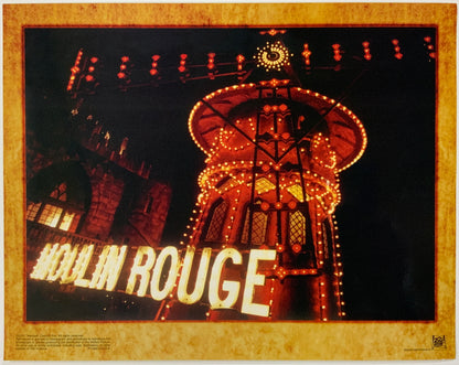 An original 11x14 lobby card for the film Moulin Rouge!