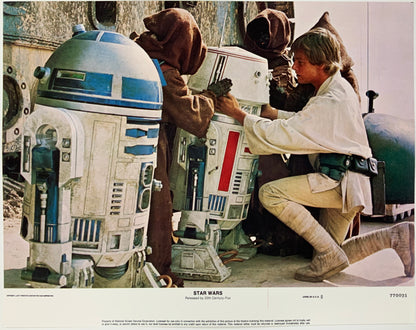An original lobby card for the film Star Wars