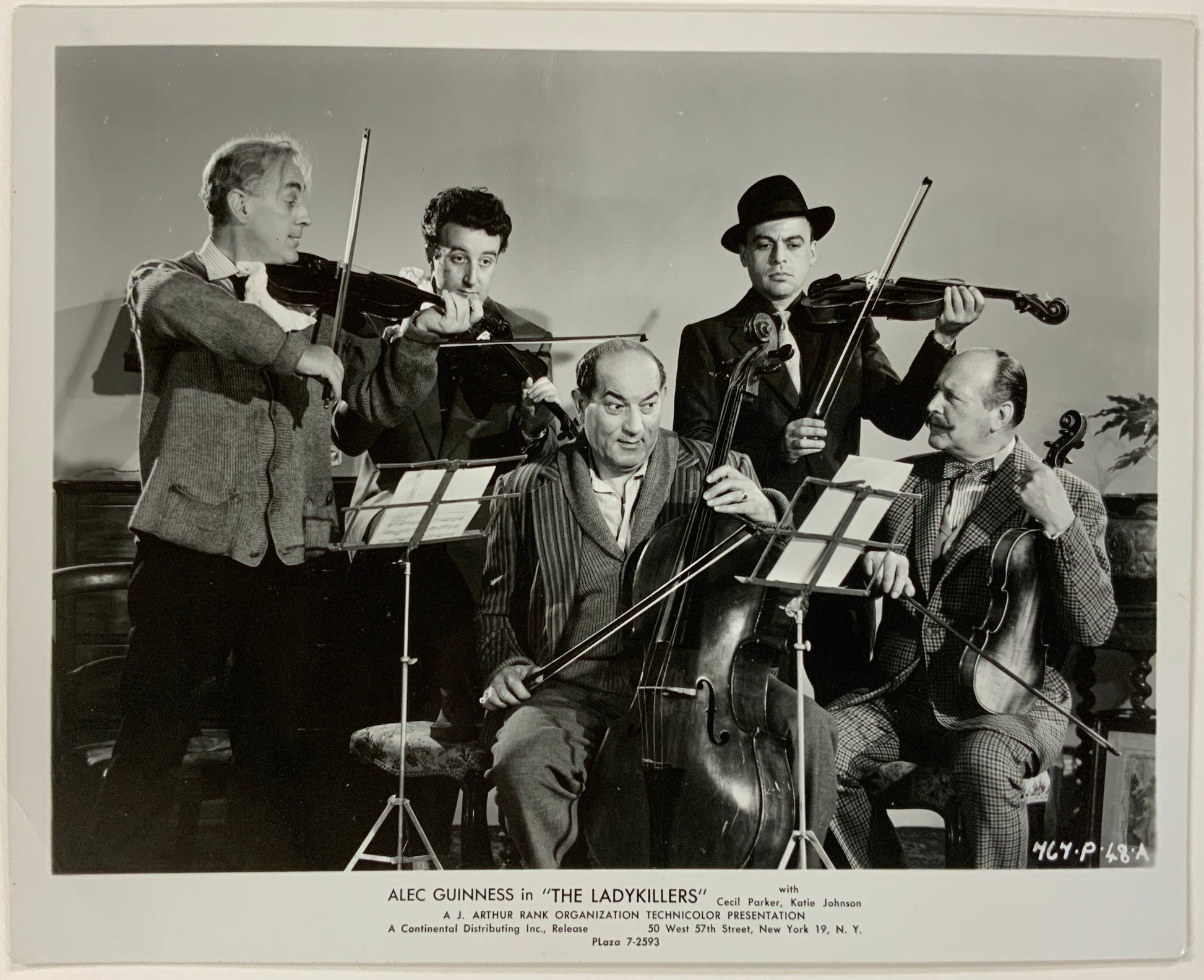 An original movie still for the 1958 film The Ladykillers