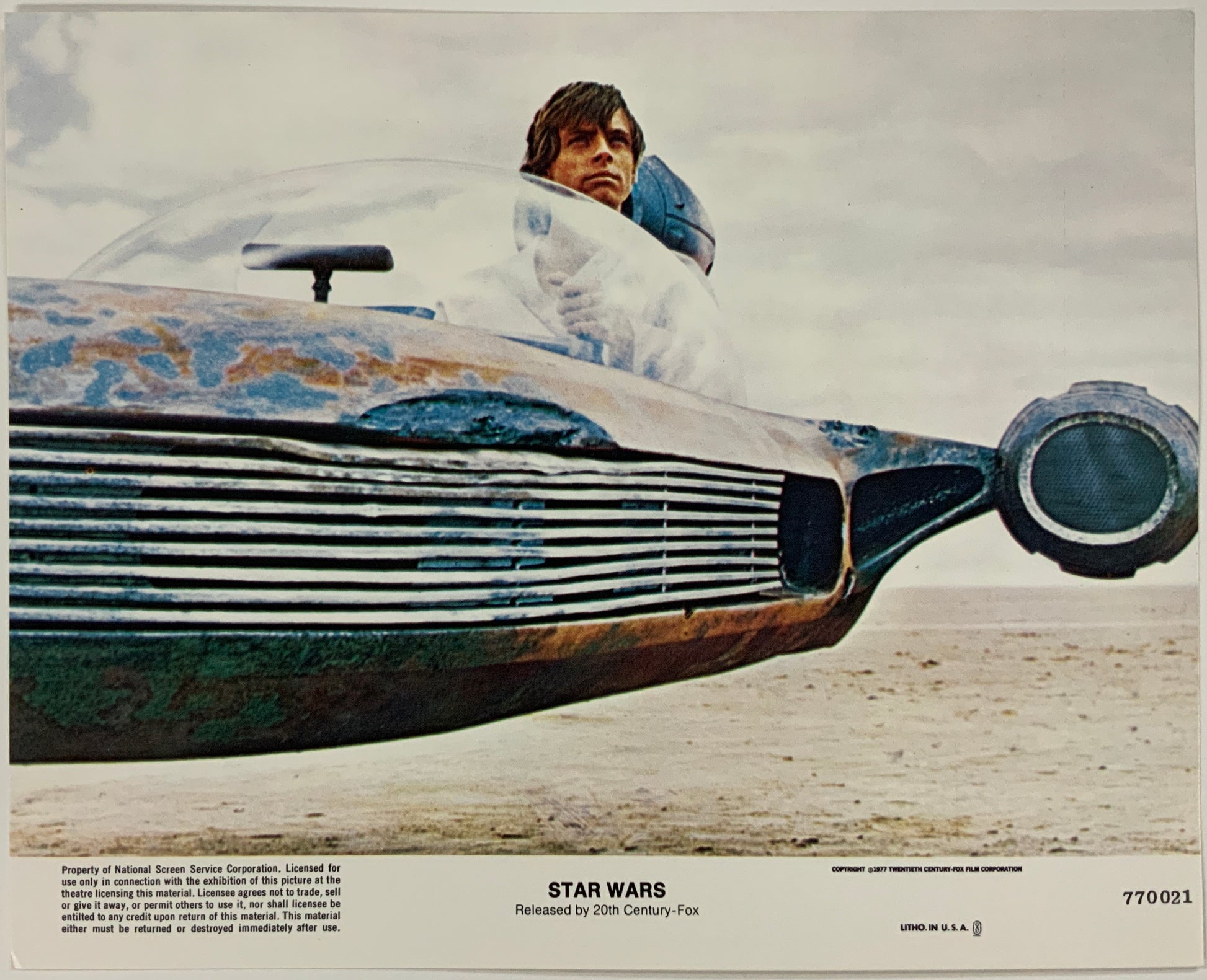An original 8x10 lobby card for the Star Wars film A New Hope