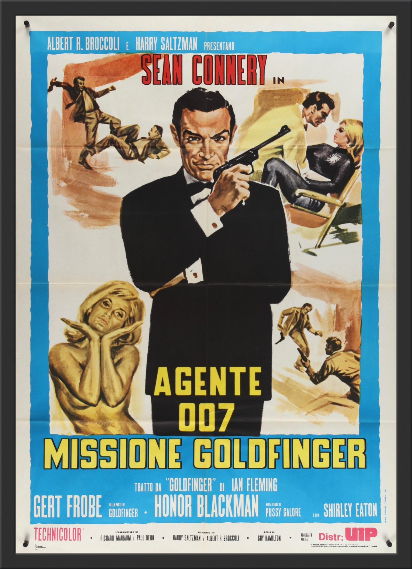 James Bond - Goldfinger - 1964 - Original Movie Poster – Art of