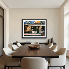 Load image into Gallery viewer, An original U.K. quad movie poster for the film Romeo + Juliet