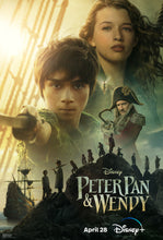 Load image into Gallery viewer, An original movie poster for the Disney film Peter Pan and Wendy