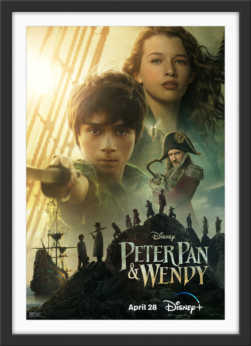 An original movie poster for the Disney film Peter Pan and Wendy