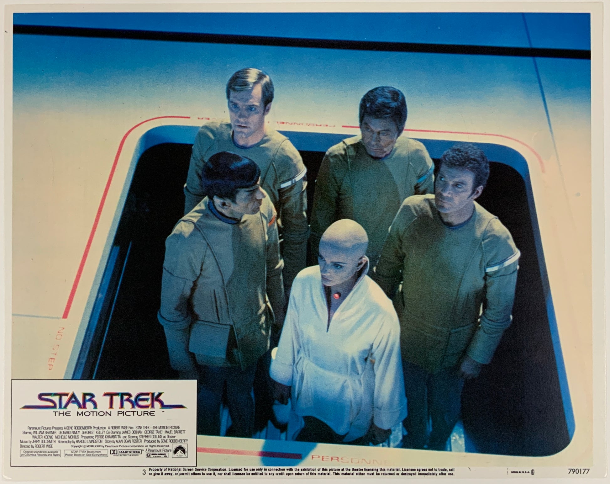 An original 11x14 lobby card for the film Star Trek The Motion Picture