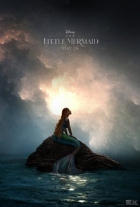 An original movie poster for the Disney live action film The Little Mermaid (2023)