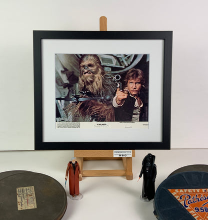 An original 8x10 lobby card for the George Lucas 1977 film Star Wars / A New Hope / Episode IV / 4