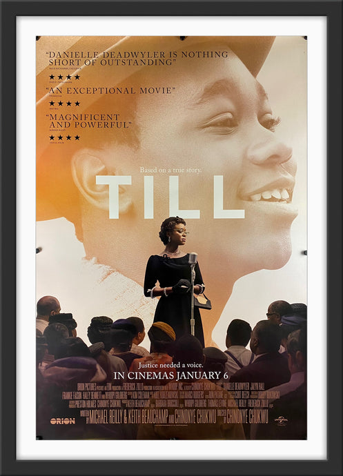 An original movie poster for the film Till