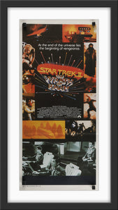 An Australian movie poster for the film Star Trek II The Wrath of Khan