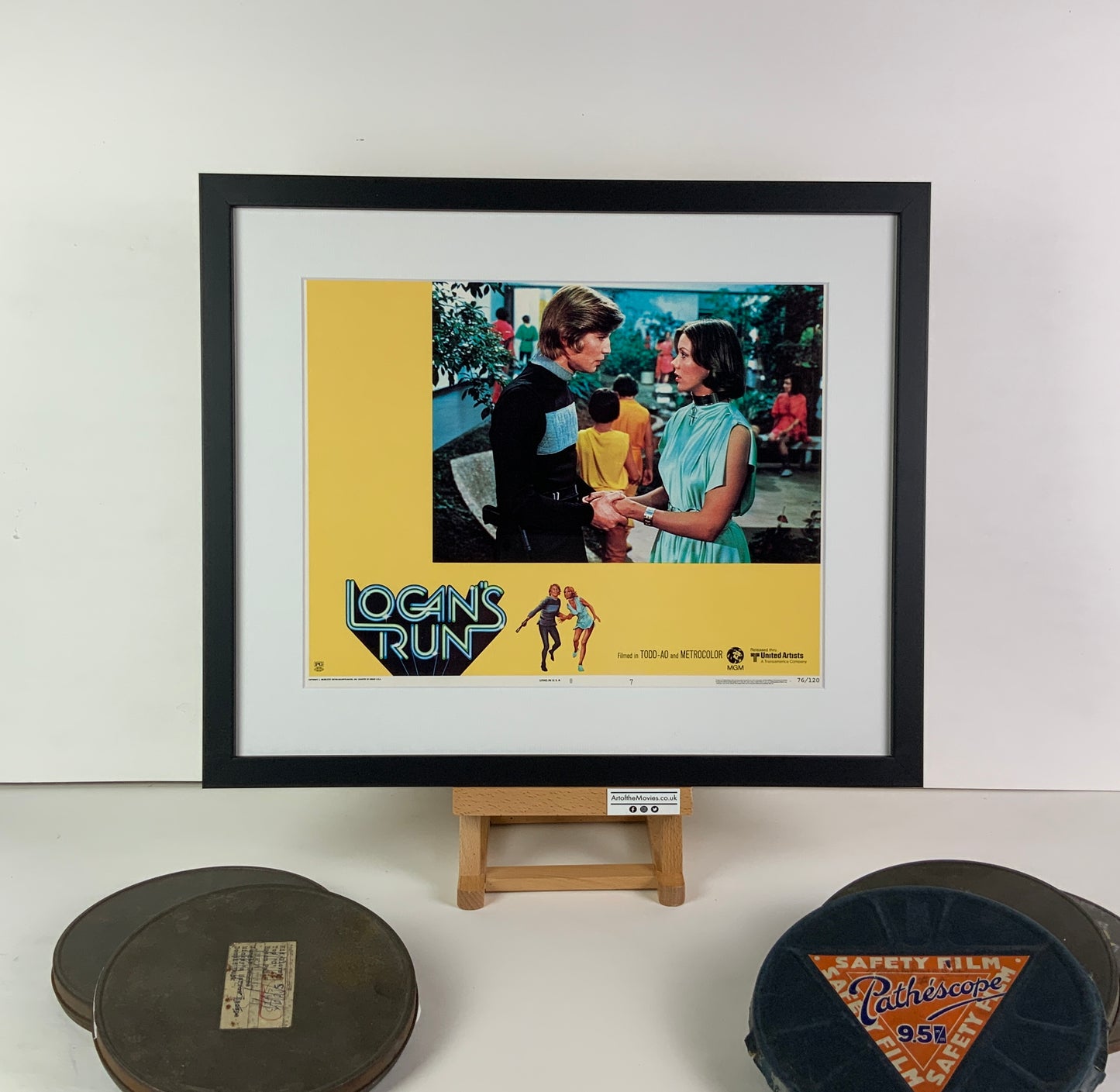 An original 11x14 lobby card for the film Logan's Run