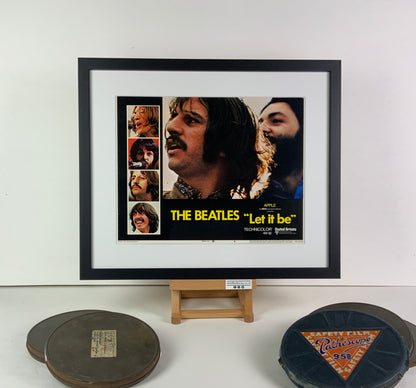 An original 11x14 lobby card for the Beatles film Let It Be