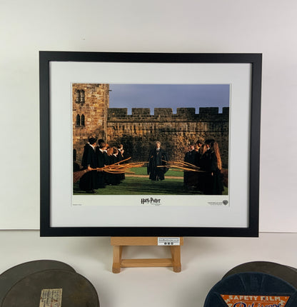 An original 11x14 lobby card for the Wizarding World film Harry Potter and the Philosopher's Stone
