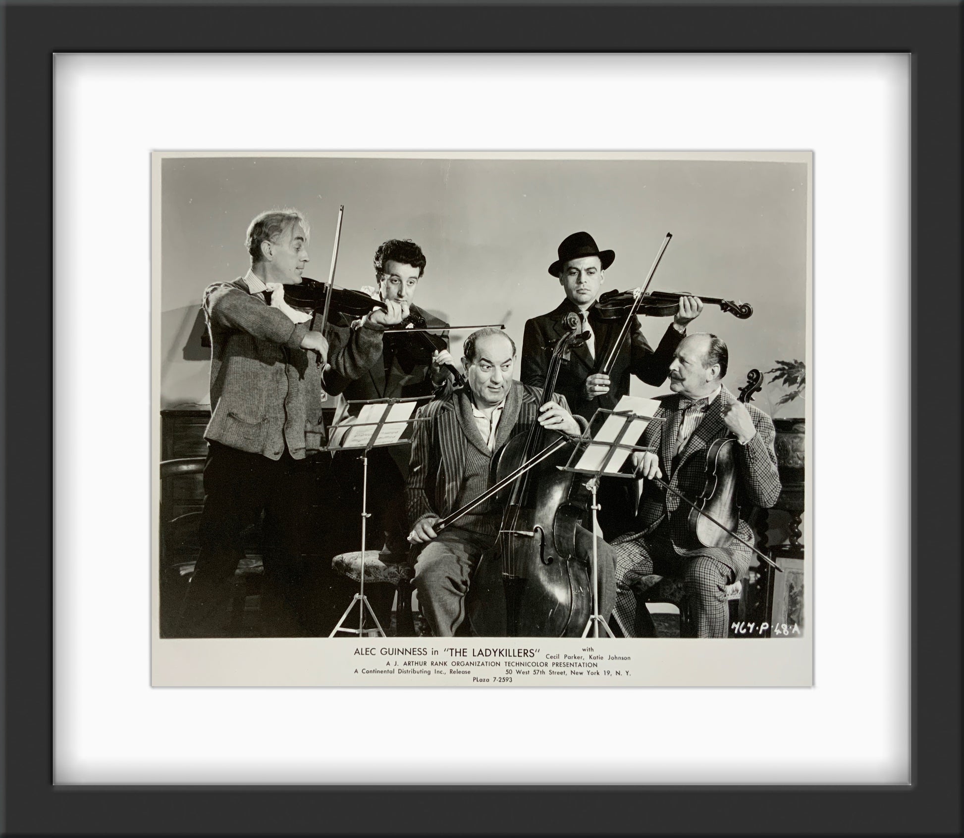 An original movie still for the 1958 film The Ladykillers