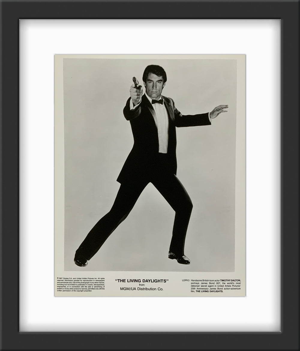 James Bond - The Living Daylights - 1987 (Framed)