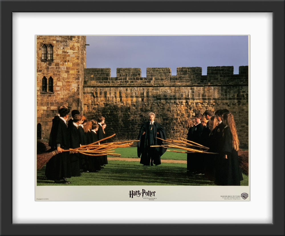 An original 11x14 lobby card for the Wizarding World film Harry Potter and the Philosopher's Stone